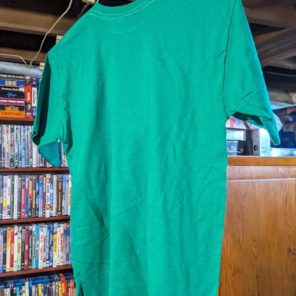 Elliott BROOD rainbow raccoon printed on M&O Gold Youth size L (14-16) NEW - Picture 2 of 3